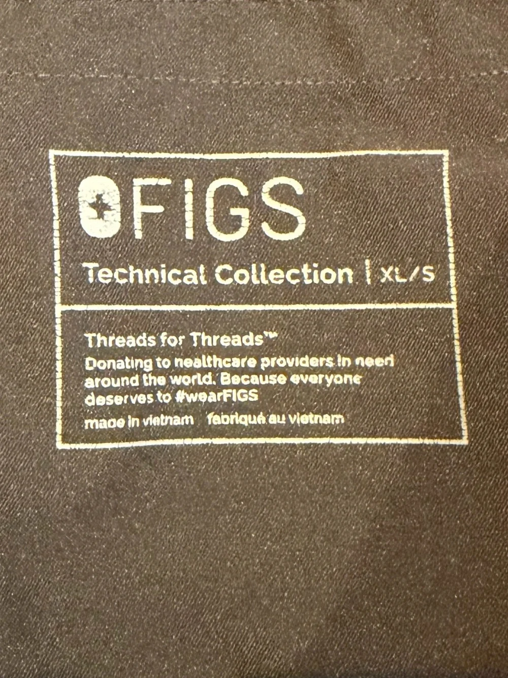 FIGS Men’s Axim Cargo Scrub Pants Black XL SHORT Technical Collection T2001S